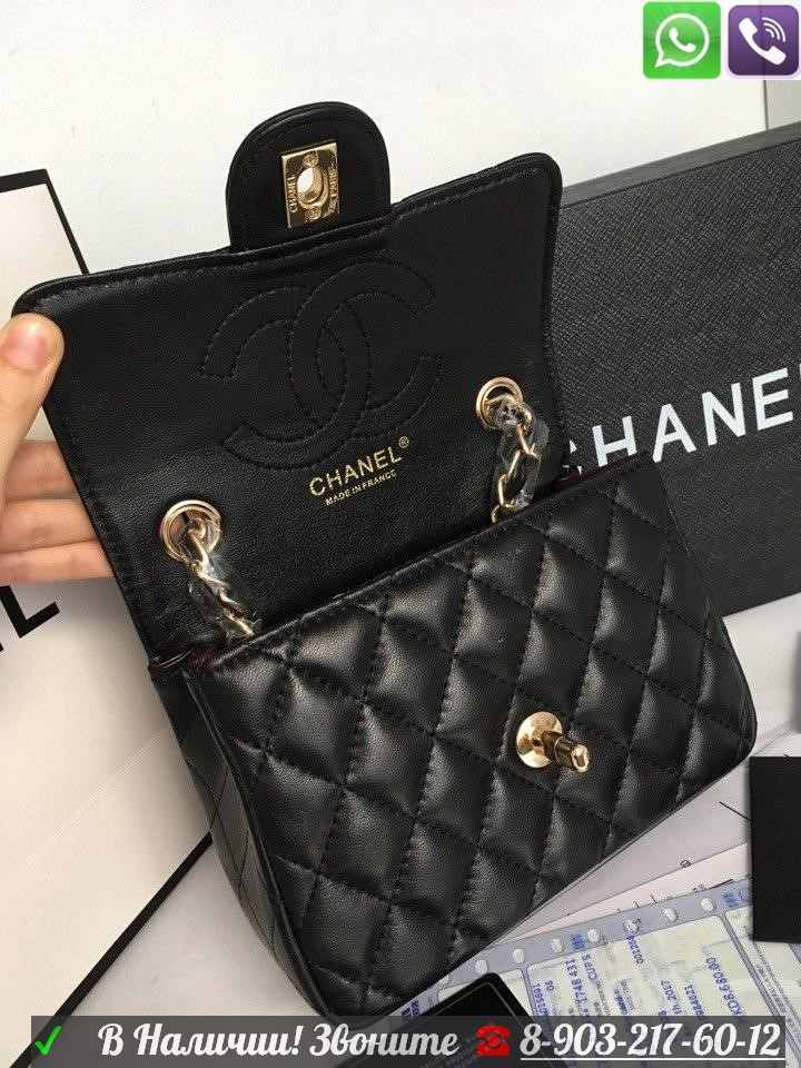 Сумка Chanel Flap Mini 2.55 Клатч Шанель Мини - фото 4 - id-p99194752