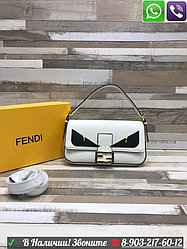 Сумка Fendi baguette Roma Amor Фенди с глазами