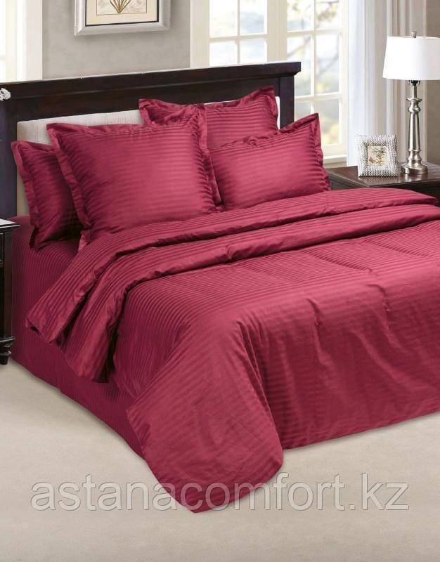 Комплект постельного белья 1,5-спальный, страйп-сатин. - фото 1 - id-p99289125
