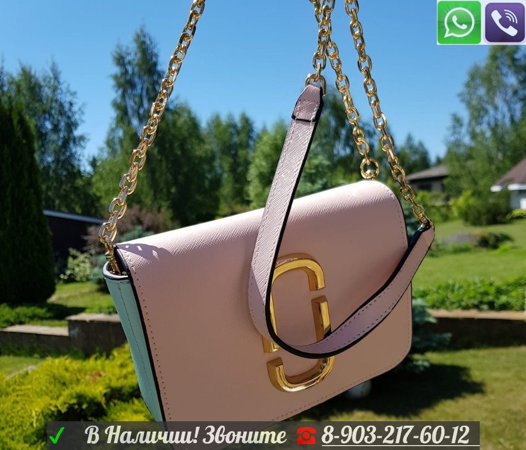 Сумка Marc Jacobs Hip Shot Поясная сумка 2 в 1 клатч и поясная - фото 10 - id-p99198461