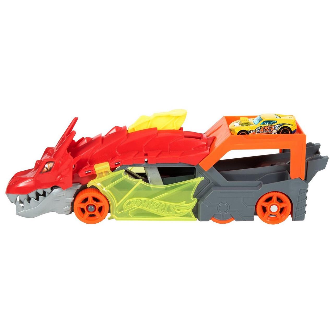 Hot Wheels Игровой набор Разъяренный дракон с хранилищем для машинок - фото 7 - id-p99163795