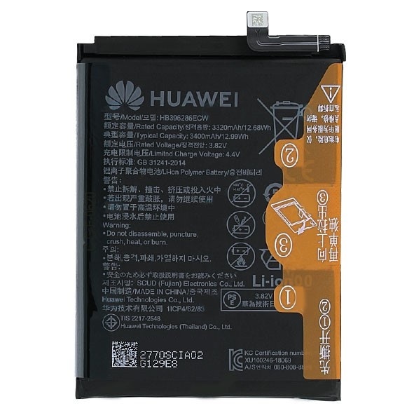Заводской аккумулятор для Huawei P Smart 2019 / Honor 10 lite (HB396286ECW, 3400mAh) - фото 1 - id-p99294320