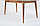 Раздвижной стол Самурай-2 белая эмаль, орех 150(200)х75х90 см, фото 9