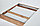 Раздвижной стол Самурай-2 белая эмаль, орех 150(200)х75х90 см, фото 6