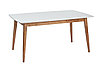 Раздвижной стол Самурай-2 белая эмаль, орех 150(200)х75х90 см