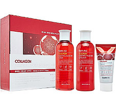 Коллагеновый набор для лица Collagen Essential Moisture Skin Care 3 Set [FarmStay]