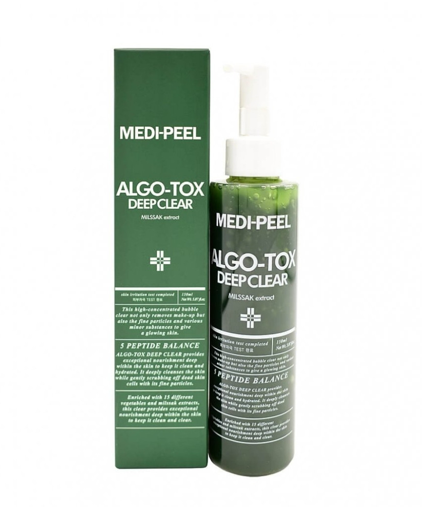 Гель - пенка  для глубокого очищения кожи с эффектом детокса Medi-Peel Algo-Tox Deep Clear