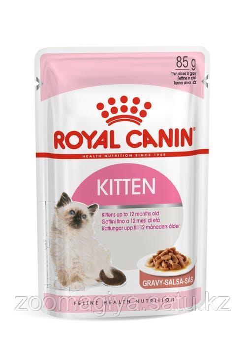 Royal Canin Kitten Gravy влажный корм для котят в соусе 85гр - фото 1 - id-p99299407