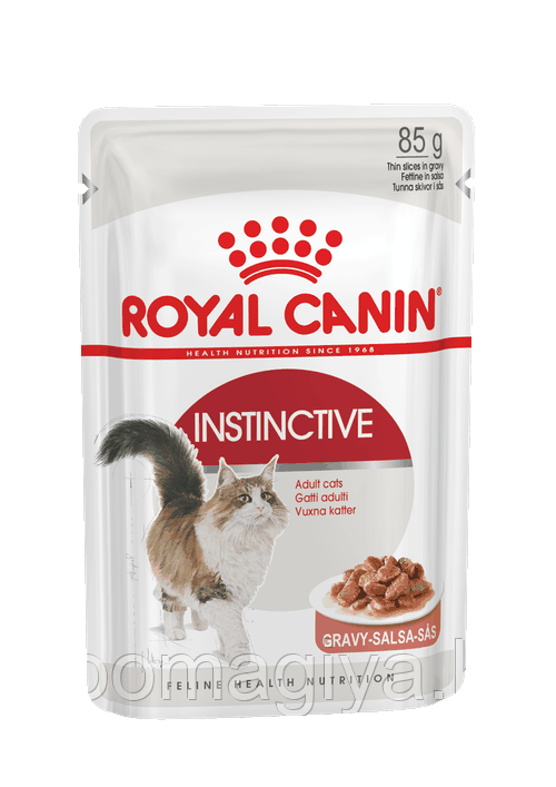 Royal Canin Instinctive Gravy влажный корм для взрослых кошек в соусе 85гр - фото 1 - id-p99299411