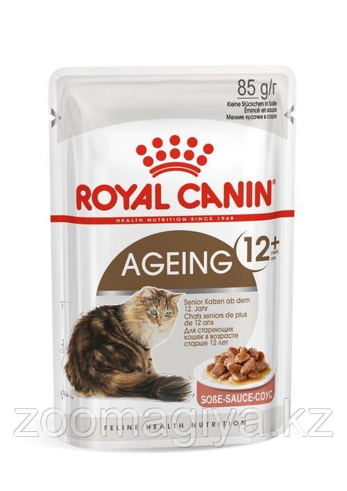 Royal Canin Ageing 12+ Gravy влажный корм для кошек вы соусе старше 12лет 85гр - фото 1 - id-p99299415
