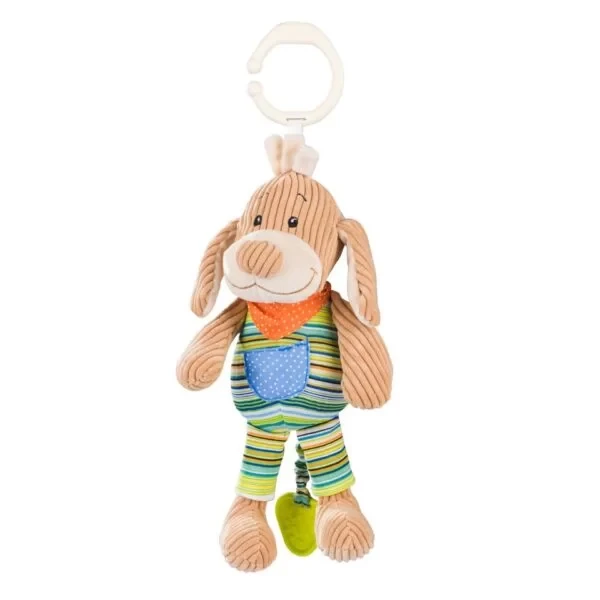 Игрушка музыкальная Вельветовая собачка Babyono