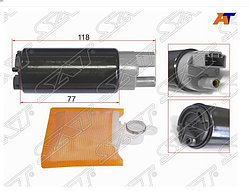 Топливный насос Hyundai Santa fe 01-/Elantra 01-/Accent 01-/Kia Cerato 04-/Sonata 99-  V-1.6-2.7