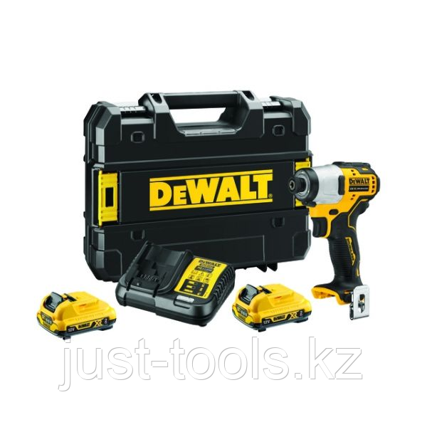 Компактный импульсный бесщеточный шуруповерт 10.8 (12) В DEWALT DCF801D2