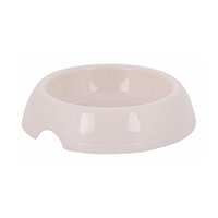 Мур-Мяу Миска пластиковая для кошек 0,2л цвет: светло-бежевый