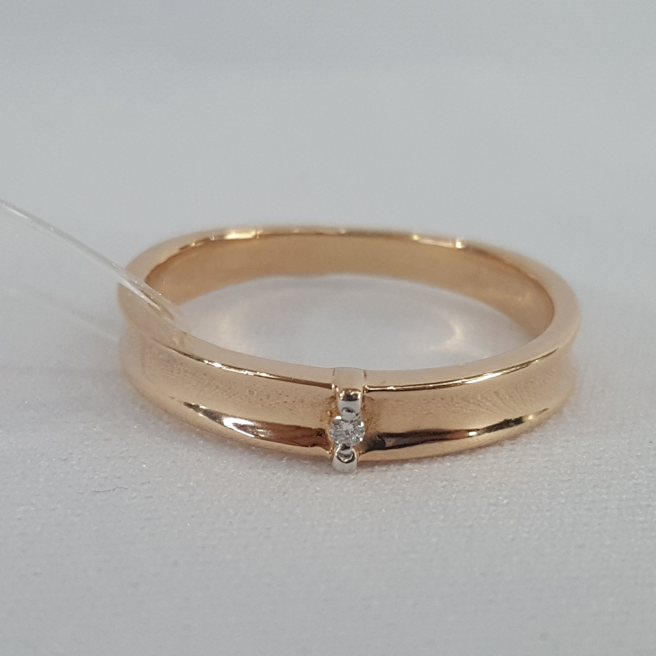 Серебряное кольцо  Бриллиант Aquamarine 060127.6 позолота