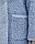 Женская дубленка «UM&H 78575279» голубая (искусственный мех), фото 4