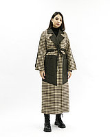Женское пальто «UM&H 17393413» коричневое (шерсть, кашемир)