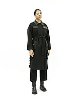 Женское пальто «UM&H 10314039» черное (шерсть), фото 1