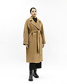 Женское пальто «UM&H 80854805» бежевое (шерсть)