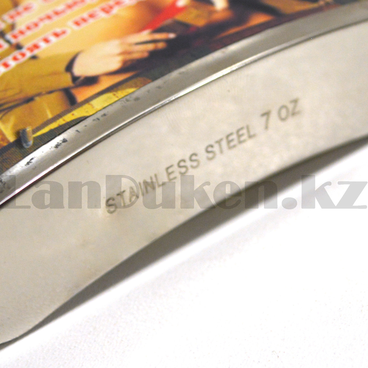 Фляга Сувенирная "100$" стальная нержавеющая сталь 7 oz (210 мл.) - фото 6 - id-p23169687