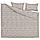 Пододеяльник и 2 наволочка ЙЭТТЕВАЛЛМО бежевый/темно-серый 200x200/50x70 см ИКЕА, IKEA, фото 2
