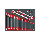 Тележка инструментальная семь выдвижных ящиков, набор инструмента 231 предмет, цвет красный., фото 3