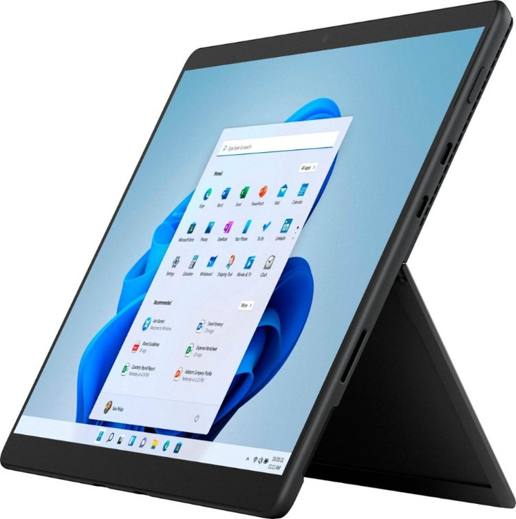 Планшет Microsoft Surface Pro 8 i5 16/256GB Black - фото 1 - id-p99306835