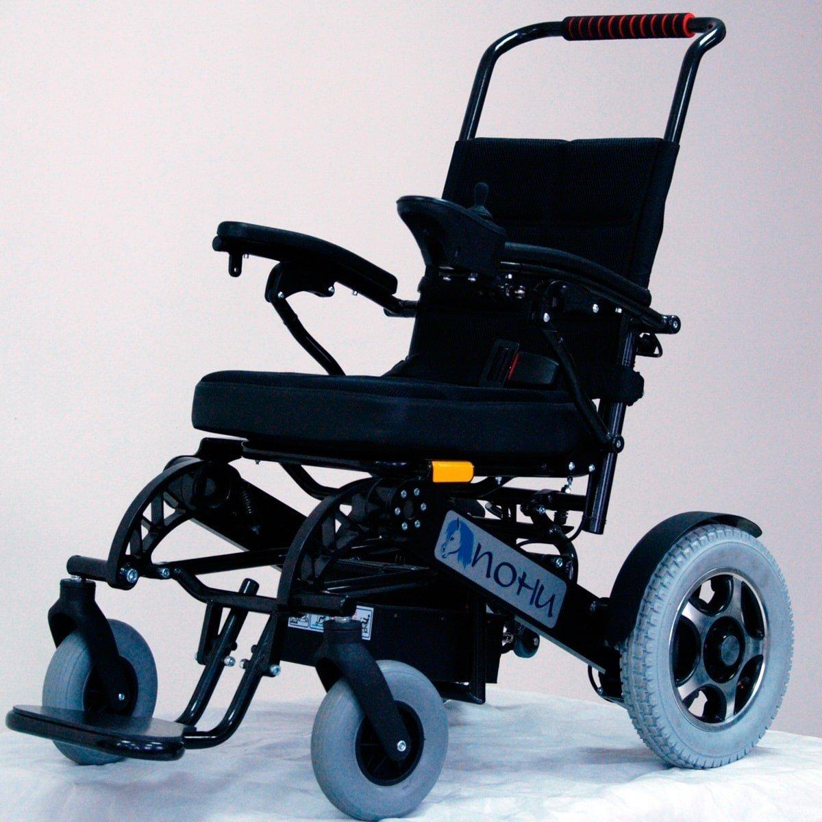 Кресло-коляска с электроприводом «Пони-130» (с алюминиевой рамой)