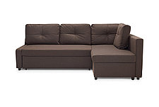 Угловой диван-кровать Поло, кофейный, фото 3