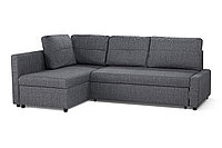 Угловой диван-кровать Поло, Тёмно-серый, фото 1
