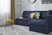 Угловой диван-кровать Поло, Синий, фото 3