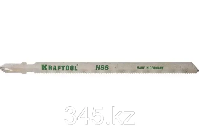 Полотна KRAFTOOL, T318A, для эл/лобзика, HSS, по металлу (1-3мм), EU-хвост., шаг 1,2мм, 110мм, 2шт, фото 2