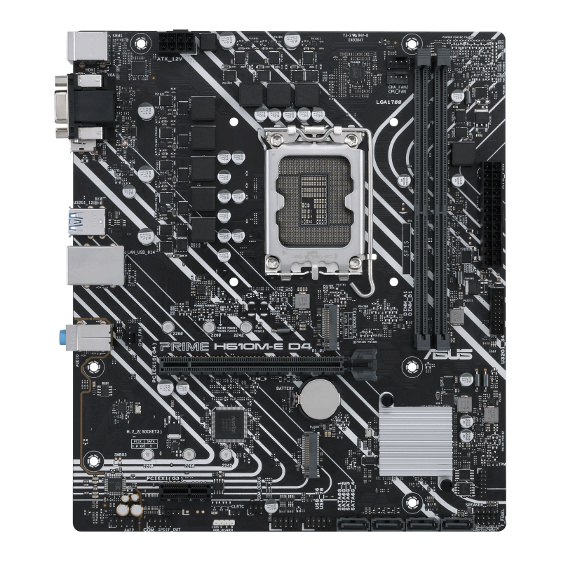 Материнская плата ASUS PRIME H610M-E D4