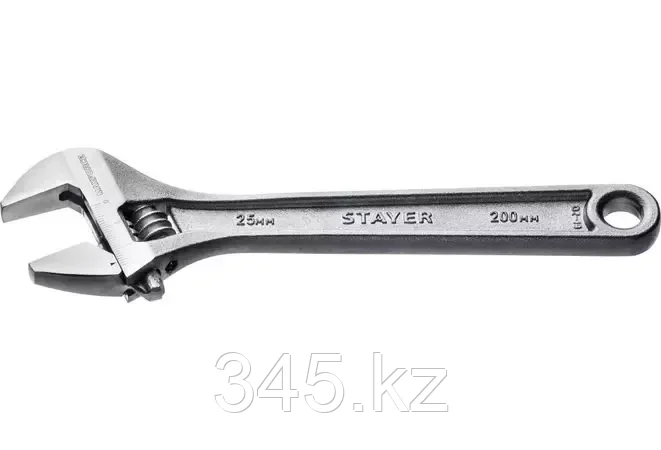 Ключ разводной MAX-Force, 200 / 25 мм, STAYER - фото 1 - id-p98431260