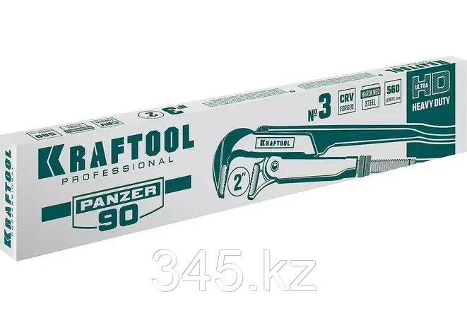 KRAFTOOL PANZER-90, №3, ключ трубный, прямые губки - фото 3 - id-p98430920