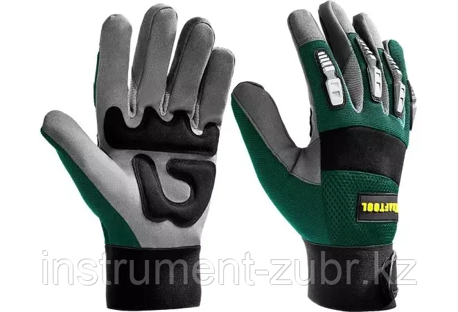 KRAFTOOL EXTREM, размер XL, профессиональные комбинированные перчатки для тяжелых механических работ.
