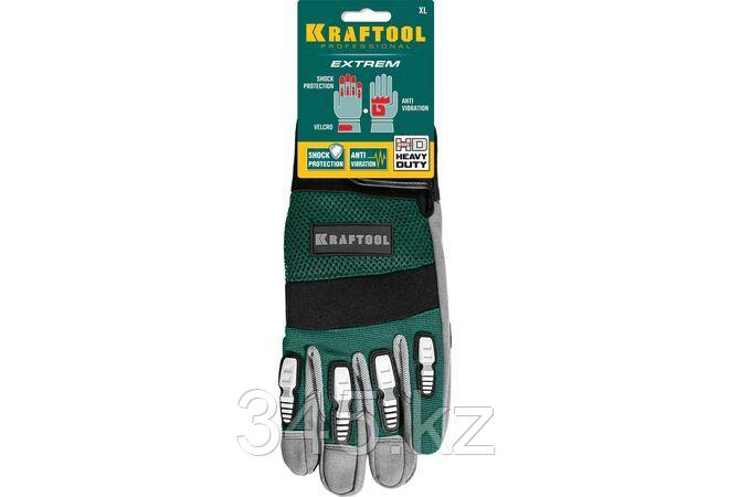 KRAFTOOL EXTREM, размер XL, профессиональные комбинированные перчатки для тяжелых механических работ. - фото 4 - id-p98430861