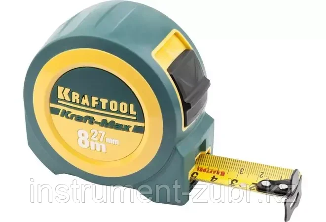KRAFTOOL "Kraft-Max"  8м / 27мм мощная профессиональная рулетка со сверхшироким полотном, фото 2