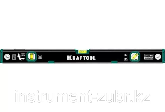 Kraftool 600 мм, магнитный уровень с зеркальным глазком