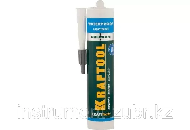 Клей монтажный KRAFTOOL , водостойкий с антисептиком, для ванн и душевых, 310мл, фото 2