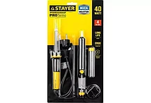Набор STAYER "PROFI" PROTerm для паяльных работ, 55300 +шприц + подставка + припой, 40 Вт, фото 2