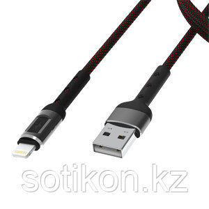 Кабель Ritmix RCC-521 Smart Chip lightning-USB 2 A Black, фото 2