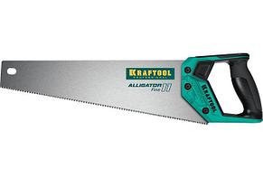 Ножовка для точного реза "Alligator Fine 11", 400 мм, 11 TPI 3D зуб, KRAFTOOL, фото 2