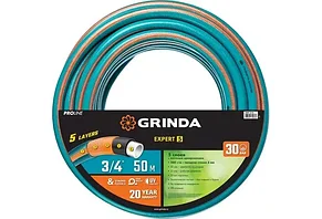 GRINDA PROLine EXPERT 5 3/4", 50 м, 30 атм, шланг поливочный, армированный, пятислойный, фото 2