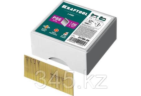 KRAFTOOL P0.6 20 мм шпильки(гвозди) для пневматического нейлера, 10 000 шт, фото 2