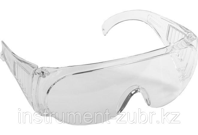 Защитные прозрачные очки STAYER MX-3 монолинза с дополнительной боковой защитой и вентиляцией, открытого типа, фото 2