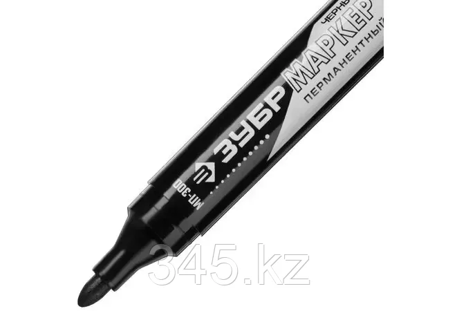ЗУБР МП-300 черный, 2 мм заостренный перманентный маркер с увелич объемом - фото 4 - id-p98431528