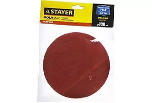 Полировальная насадка STAYER "MASTER" из фетра на липучке d=180мм, фото 2