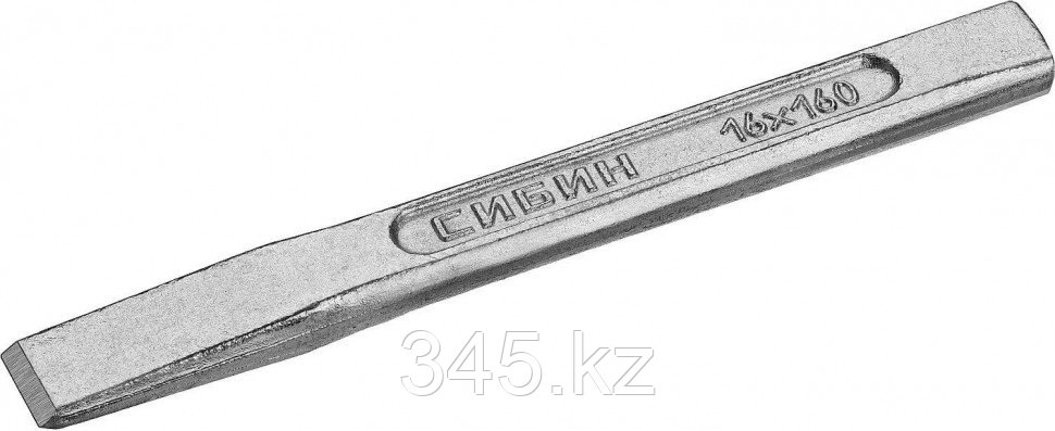 СИБИН зубило слесарное по металлу, 16х160 мм - фото 1 - id-p98432626