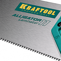 Ножовка по ламинату "Alligator LAMINATOR 11", 500 мм, 11 TPI 3D зуб, KRAFTOOL, фото 2